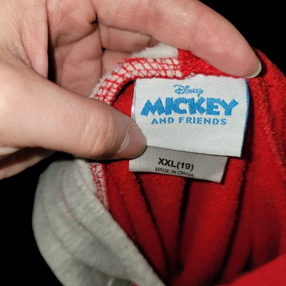 🎉HP🎉Grey and Red mickey mouse and friends hoodie - Picture 6 of 7